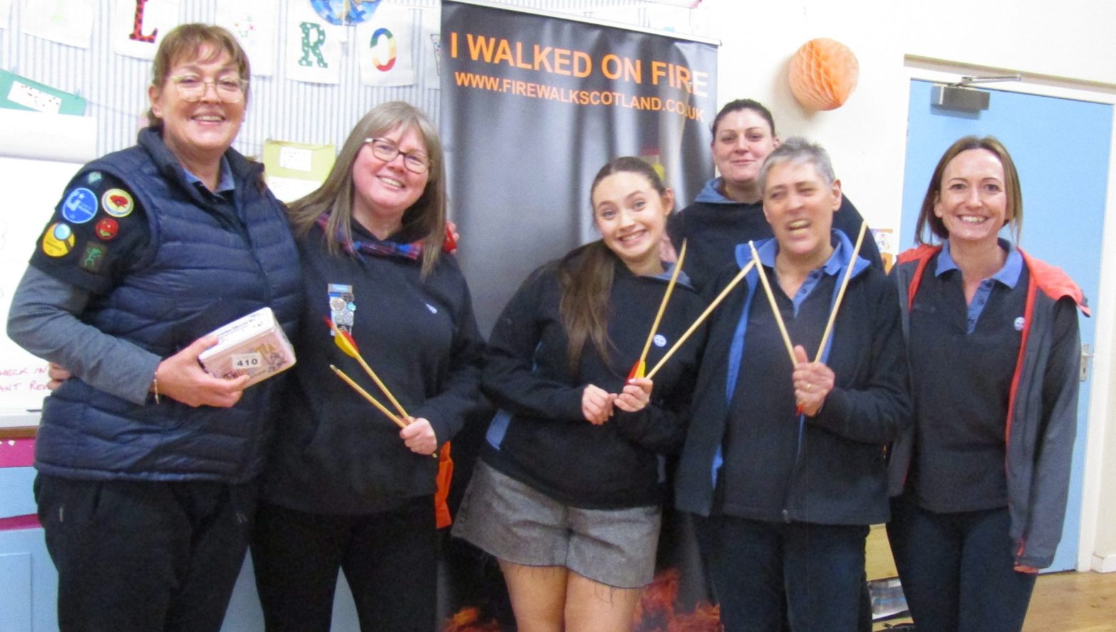 Daredevils step up for fundraising firewalk